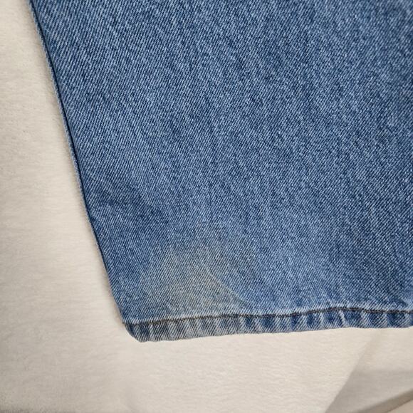 L.L. Bean Comfort Waist Jeans Mens 44x32 Straight Leg Jeans Denim 0833 - Picture 9 of 13